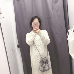 Kfashionstyle Soft Bunny Tail Purse KF30029 HOT SALE