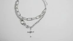 Unzzy Accessories Cross Neck Chain KF82587