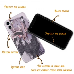 Unzzy HOT SALE Illustrator Dark Girl Phone Case KF82524