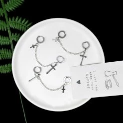 Unzzy Cross Ear Clip KF82589 Accessories