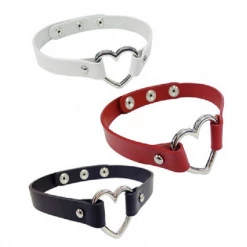 Unzzy Love Punk Leather Choker (various Colors) KF20012 HOT SALE