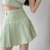 Kfashionstyles HOT SALE Solid Color High Waist Pleated KF40059