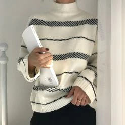 Unzzy Striped Pullover Sweater KF50032 HOT SALE 13 Unzzy Striped Pullover Sweater KF50032 HOT SALE