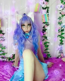 Unzzy HOT SALE Gradient Long Roll Wig KF9250