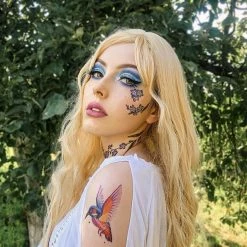 Unzzy HOT SALE Golden Long Roll Wig KF90552