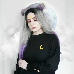 Unzzy Sailor Moon Embroidered Sweatshirt KF9481