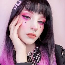 Unzzy Harajuku Gradient Purple Wig KF9491 HOT SALE