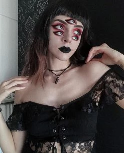 Unzzy Dark Lace Top KF81247