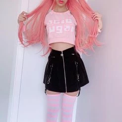 Unzzy High Waist Strap A-line Skirt KF90057 HOT SALE 17 Unzzy High Waist Strap A-line Skirt KF90057 HOT SALE