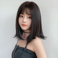 Unzzy HOT SALE Gradient Haze Blue Wig KF81192