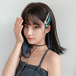 Unzzy HOT SALE Gradient Haze Blue Wig KF81192