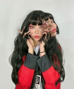 Unzzy HOT SALE Harajuku Long Roll Wig KF90119