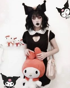 Unzzy Dresses/Skirt Sweet And Sexy Heart Hollow Out Dress KF1056