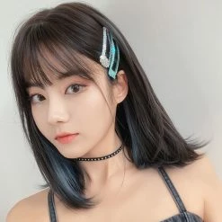 Unzzy HOT SALE Gradient Haze Blue Wig KF81192