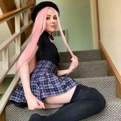 Unzzy HOT SALE Ulzzang High Waist Pleated Skirt KF24106