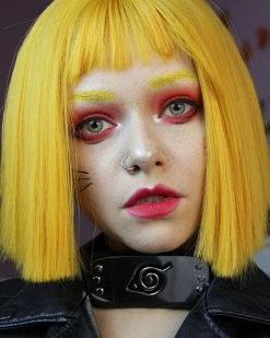 Unzzy Yellow Harajuku Wig KF8403 HOT SALE