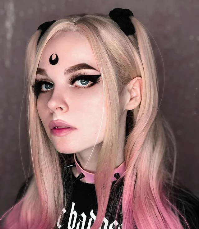 Unzzy HOT SALE Pink Gradient Big Wave Wig KF24089 3 Unzzy HOT SALE Pink Gradient Big Wave Wig KF24089