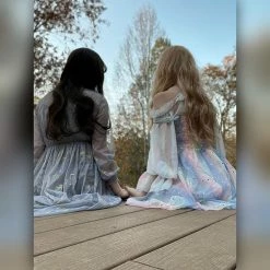 Unzzy HOT SALE Chic Starry Sky Dress KF81245