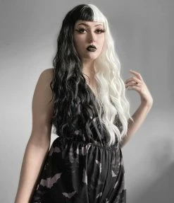 Unzzy Black And White Wig KF81180 HOT SALE