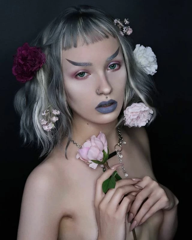 Unzzy Gray Wig + Cat Ears KF81258 HOT SALE 1 Unzzy Gray Wig + Cat Ears KF81258 HOT SALE