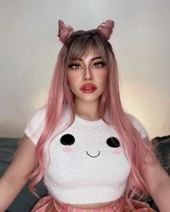 Unzzy Knitted Smiley Shirt KF50022