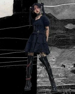 Unzzy Dark Dress KF81417 HOT SALE