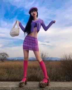 Unzzy Leopard Print Plush Shoes KF81608 HOT SALE