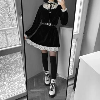 Unzzy Lace Black Dress KF81628 HOT SALE 7 Unzzy Lace Black Dress KF81628 HOT SALE