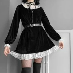 Unzzy Lace Black Dress KF81628 HOT SALE 19 Unzzy Lace Black Dress KF81628 HOT SALE