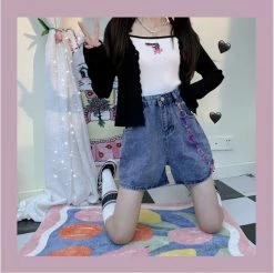 Unzzy Solid Color Embroidered Camisole KF82750 HOT SALE