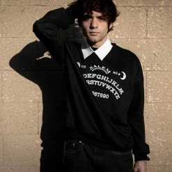 Unzzy HOT SALE Black Casual Sweatshirt KF81805 13 Unzzy HOT SALE Black Casual Sweatshirt KF81805