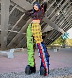 Unzzy HOT SALE Casual Plaid Pants KF81656 16 Unzzy HOT SALE Casual Plaid Pants KF81656