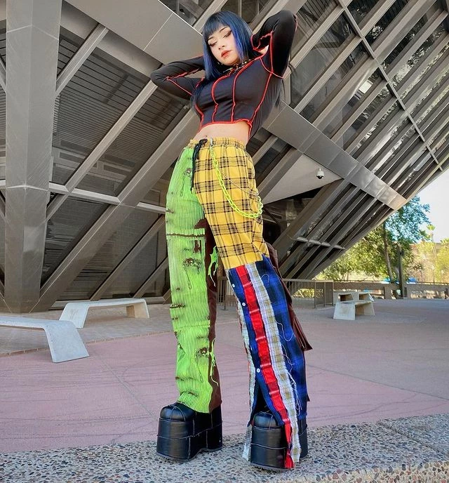 Unzzy HOT SALE Casual Plaid Pants KF81656 3 Unzzy HOT SALE Casual Plaid Pants KF81656