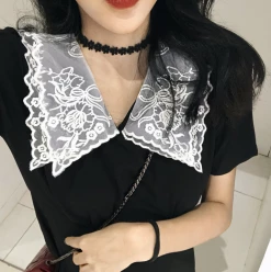 Unzzy Black Retro Skirt KF2350