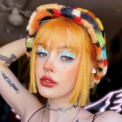 Unzzy Yellow Harajuku Wig KF8403 HOT SALE