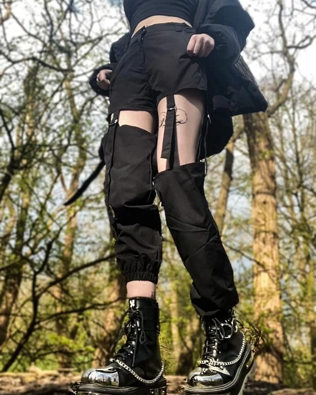 Unzzy Chic Black Pants KF90591 1 Unzzy Chic Black Pants KF90591