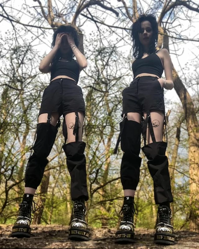 Unzzy Chic Black Pants KF90591 2 Unzzy Chic Black Pants KF90591