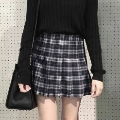 Kfashionstyle Navy Tennis Skirt KF40040