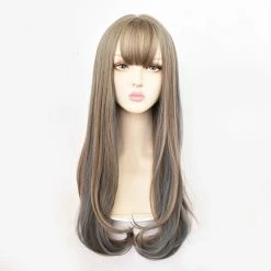 Unzzy MIXED COLOR LONG STRAIGHT WIG KF82140 Newest Wig