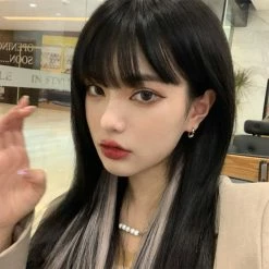 Unzzy Harajuku Fashion Mixed Color Long Wig KF81564