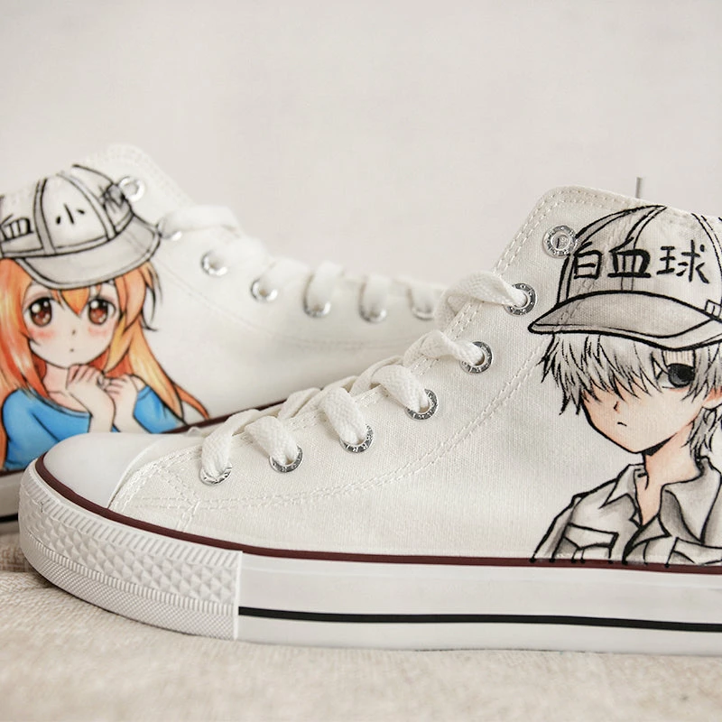 Unzzy Cells At Work Hand-painted Shoes KF7019 HOT SALE 2 Unzzy Cells At Work Hand-painted Shoes KF7019 HOT SALE