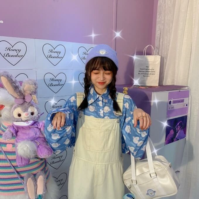 Unzzy Fashion Cute Sheep Pattern Shirt KF81573 HOT SALE 6 Unzzy Fashion Cute Sheep Pattern Shirt KF81573 HOT SALE