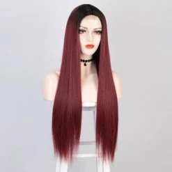 Unzzy MULTICOLOR LONG STRAIGHT WIG KF82139 8 Unzzy MULTICOLOR LONG STRAIGHT WIG KF82139