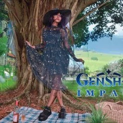 Unzzy HOT SALE Chic Starry Sky Dress KF81245