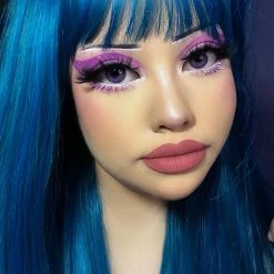 Unzzy HOT SALE Blue Long Straight Wig KF81418