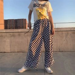 Unzzy HOT SALE Harajuku Plaid Pants KF90152 9 Unzzy HOT SALE Harajuku Plaid Pants KF90152
