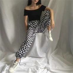 Unzzy HOT SALE Harajuku Plaid Pants KF90152 11 Unzzy HOT SALE Harajuku Plaid Pants KF90152