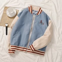 Unzzy HOT SALE Fashion Baseball Uniform Autumn Coat KF81571