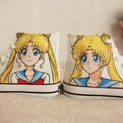 Unzzy SAILOR MOON Hand-painted Shoes KF7016 HOT SALE