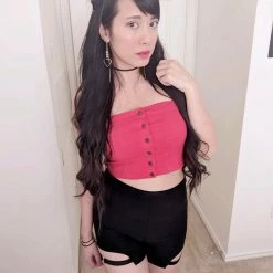 Unzzy Leg Loop High Waist Shorts KF50130 8 Unzzy Leg Loop High Waist Shorts KF50130